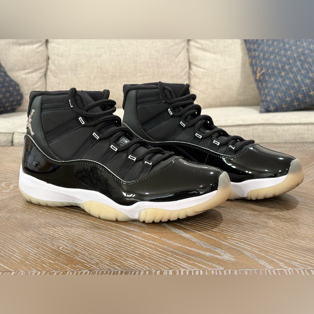Black and White High-Top Sneakers
